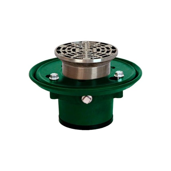 Josam Company Josam 30002-5A-Z 2" No-Hub Floor Drain Body w/5" Round Nikaloy Strainer 30002-5A-Z - main